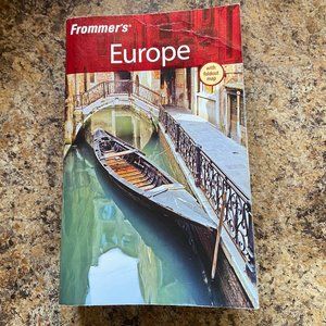 Frommer's Europe Guidebook Travel Book 9th Edition & European Rail Map